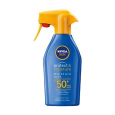 니베아 썬 프로텍트 모이스처 선크림 스프레이 SPF50 300g NIVEA Protect Moisture Sunscreen, 1개, 300ml