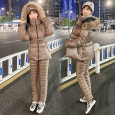 여성 스키복 세트 방한방풍 여자 방한복세트 패팅세트