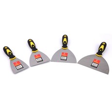 E샵 다용도 스틸 헤라 핸디코트 퍼티 페인트 타일 작업 오염 제거 스크레퍼칼 도배공구, 12.5cm, 1개