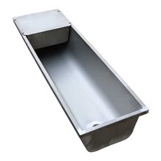 얼지않는 염소 물통 겨울용 소 양 목장 가축 음수대, 1개, 1.95m 단독 아연도금 프레임