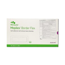 메피렉스 보더 플렉스 10x20cm 10매 Mepilex Border Flex, 1개