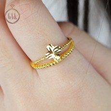 순금레이스반지