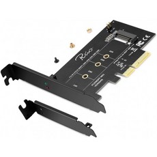 Rivo PCI-E 라이저 PCIem2 PCIe SSD to PCIe Express 3.0x4어댑터카드 Supportsm2 NGFF P, 단일상품