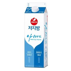 서울우유 저지방우유, 1L, 3개