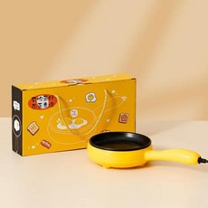미니 멀티 쿠커 붙지 않는 소스팬 계란 후라이 스테이크 볶음밥 요리 냄비 만두 빵 스티머 주방 제공, 1 Pot 1 Steamer, 1개