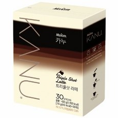 [KT알파쇼핑]카누 트리플샷라떼 420g(30T)*1개, 1개, S