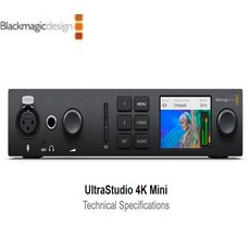 영상스위처 라이브방송장비 영상스위쳐 블랙매직디자인 편집기 캡처보드 HDMI 비디오캡처보드blackmagic design ultrastudio 4k mini 새로운 8채널 sdi, 1개