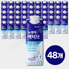 뉴케어 액티브 골든밸런스 깔끔한 곡물맛 뉴질랜드산 단백질, 48개, 200ml