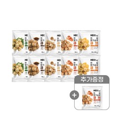 허닭 한입 닭가슴살 큐브 100g 5종, 10개