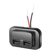 12v어댑터 24v어댑터 아답터 QC3.0 PD 듀얼 매립지 USB 포트 자동차 충전기 RV 고속 소켓 어댑터 전원, 02 B, 1개