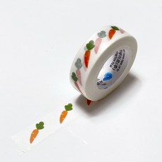 디자인 마스킹테이프 당근(Carrot), 단품