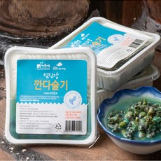 섬진강 깐다슬기(자숙) 100gX4팩, 4개