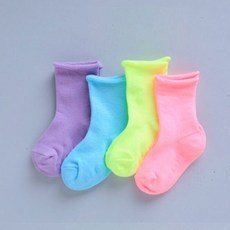 유아동 p도레미 형광 메쉬돌돌이(4족)