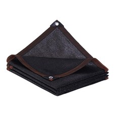 GHSHOP 그늘 천 그늘 덮개 다목적 현관 천막 자전, 2mx3m, 검은색, 폴리에틸렌