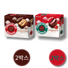 초코파이 딸기 12P 초코 12P (2+2) 총 4개, 408g