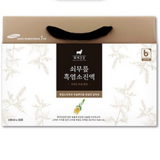 흑색건강 쇠무릎 흑염소진액 100ml 30포 청년농부 흑염소즙 엑기스(3박스), 3개, 3L