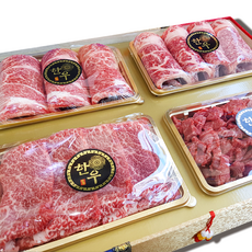 1++ 투뿔 한우선물세트 꽃등심 1.2kg 특수부위 600g 국거리 600g 소고기 구이 추석 설 명절 부모님 선물 이바지, 2.4kg