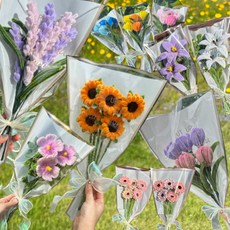 모루꽃다발 공예재료 100개입 만들기키트 모루공예 만들기키트 diy 방과후수업 원데이클래스 준비물 단체수업