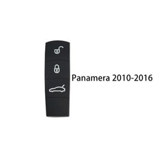 포르쉐 9ya 카이엔 971 파나메라용 키 쉘 3 버튼 원격 키 포브 케이스 고무 패드 교체 자동차 원격 키, 2)B, 1개