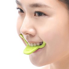 엄마마음 입꼬리 올리기 웃는얼굴 실리콘 미소연습기, 투명 P12932, 1개