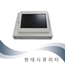 CCTV 벽부형 빌라 랙 시건장치 모니터 함체 경사형 22인치 24인치 보관함, 1개 - 모니터함체