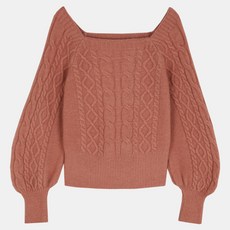 트렌드컬렉션 스케어넥 케이블 니트 TRKA20D49