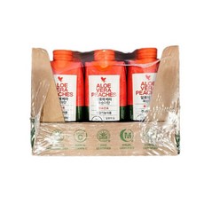 코스트코 포에버 알로에 베라 복숭아향 3960ML 고함량 알로에다당체, 12개, 330ml