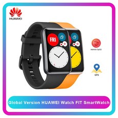화웨이 스마트 워치 핏 HUAWEI Watch FIT 스마트 워치, 블랙Black