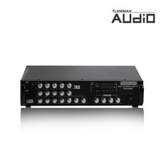 [5년무상A/S]국산 인테리어앰프 FLA-800U/FLA800U/FLAMMAN AUDIO 200W x 4채널 800W 카페앰프 식당앰프 매장용앰프, FLA-800U, 블랙 - 오디오