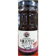소불고기 양념 백설 840 X8개 고기 액상 소스 식당 불고기양념 소불고기양념 소불고기소스 소불고, 1