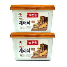 해찬들 재래식된장 3kg x 2개