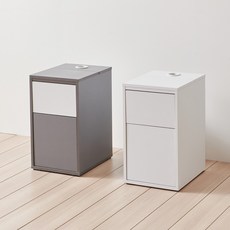 가구소점 랄로 침대협탁 틈새 미니 티슈케이스 협탁, 멀바우