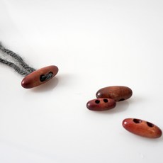  슬로우모먼츠 고급 떡볶이 단추 2개 20mm  상품 이미지
