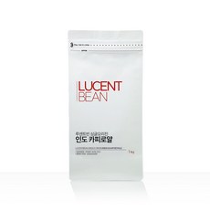 루센트빈 인도 카피로얄 AA 구수한 매력있는 원두 커피, 1개, 1kg, 홀빈(분쇄안함)