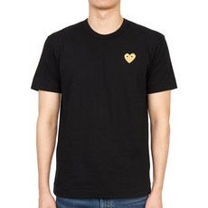 꼼데가르송 골드하트와펜 AZ T216 051 1 남자 반팔티셔츠