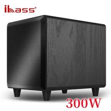 Ibass 서브우퍼 홈 시어터 휴대용 컴퓨터 스피커 디지털 변속기 무손실 음질 TV 스피커 10 인치 300W, 2)Maple, Maple
