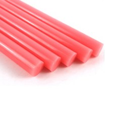 컬러 글루건심 핫멜트 칼라글루 11mm 분홍, 120개