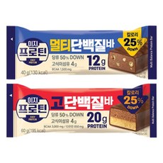 이지프로틴 고단백질바 60g 6개 + 멀티단백질바 40g 6개