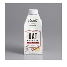 Elmhursts Chai Spice Oat Creamer 엘름허스트 차이 스파이스 오트 크리머 커피 크림 473ml 4팩, 4개