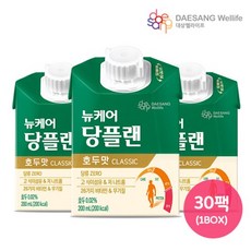 대상웰라이프 뉴케어 당플랜(당뇨식) 맛있는 당뇨식 당류 0g, 200ml, 30개 - 당케하임