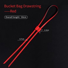 WUTA 가방 스트랩 스트링 For LV Noe BB 나노 프티 버킷 백 숄더 100 액세서리 교체 텐션 코드, 3) Type A red