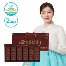 휴럼 활력충전 홍삼정스틱 + 쇼핑백 증정, 2박스