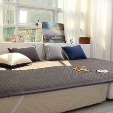 온가족이 한 곳에 먼지없는 알러지케어 마이크로 패밀리 패드, 나비딥그레이