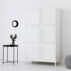 전신거울수납장 화이트 PIDOR 캐비넷협탁 마켓비철제캐비넷, 쿠팡 본상품선택