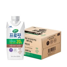 셀렉스 프로핏 웨이프로틴 드링크 초콜릿, 330ml, 12개