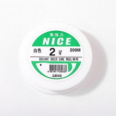 싼비즈 [9-911]낚시줄 NICE2호 투명 1롤(200M)