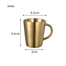 커피 맥주 컵 사무실 차 우유 물 보온 방지 손잡이 여행 음료, A.301-400ml, 1.300ML God, 1개