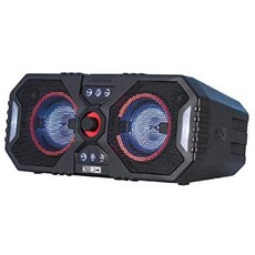 해외1442879 Altec Lansing ALP-XP400 Xpedition 4 방수 Portable 블루투스 스피커 듀얼 4 Woofers 24 Hou, XP400_Black, Black, 상세 설명 참조0