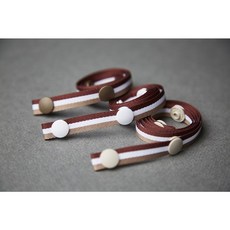 MariStyle 브라운 모노사 고급 마스크스트랩