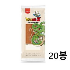  삼립 드래곤볼빵 띠부씰 신룡 메론롤케익, 20개, 85g 